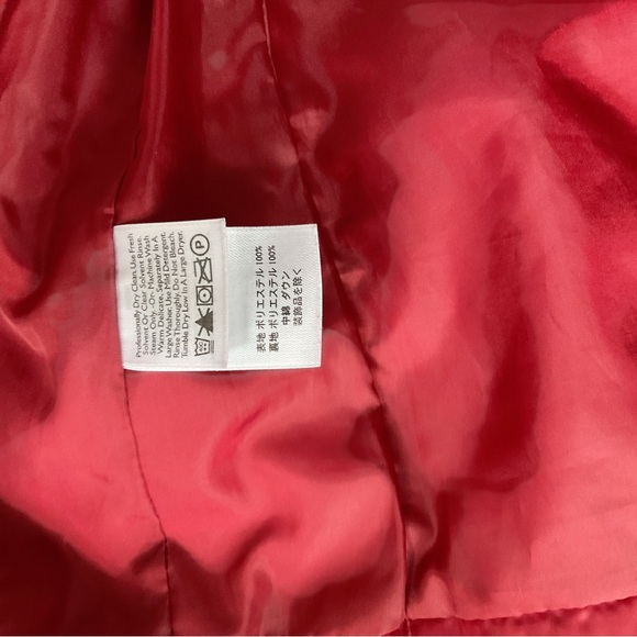 Eddie Bauer Women's Premium Goose Down Red Vest - Picture 7 of 9